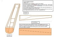Aufbau eines Troges mit Maßen. Die genaue Beschreibung befindet sich unter der Überschrift "Bauanleitung".